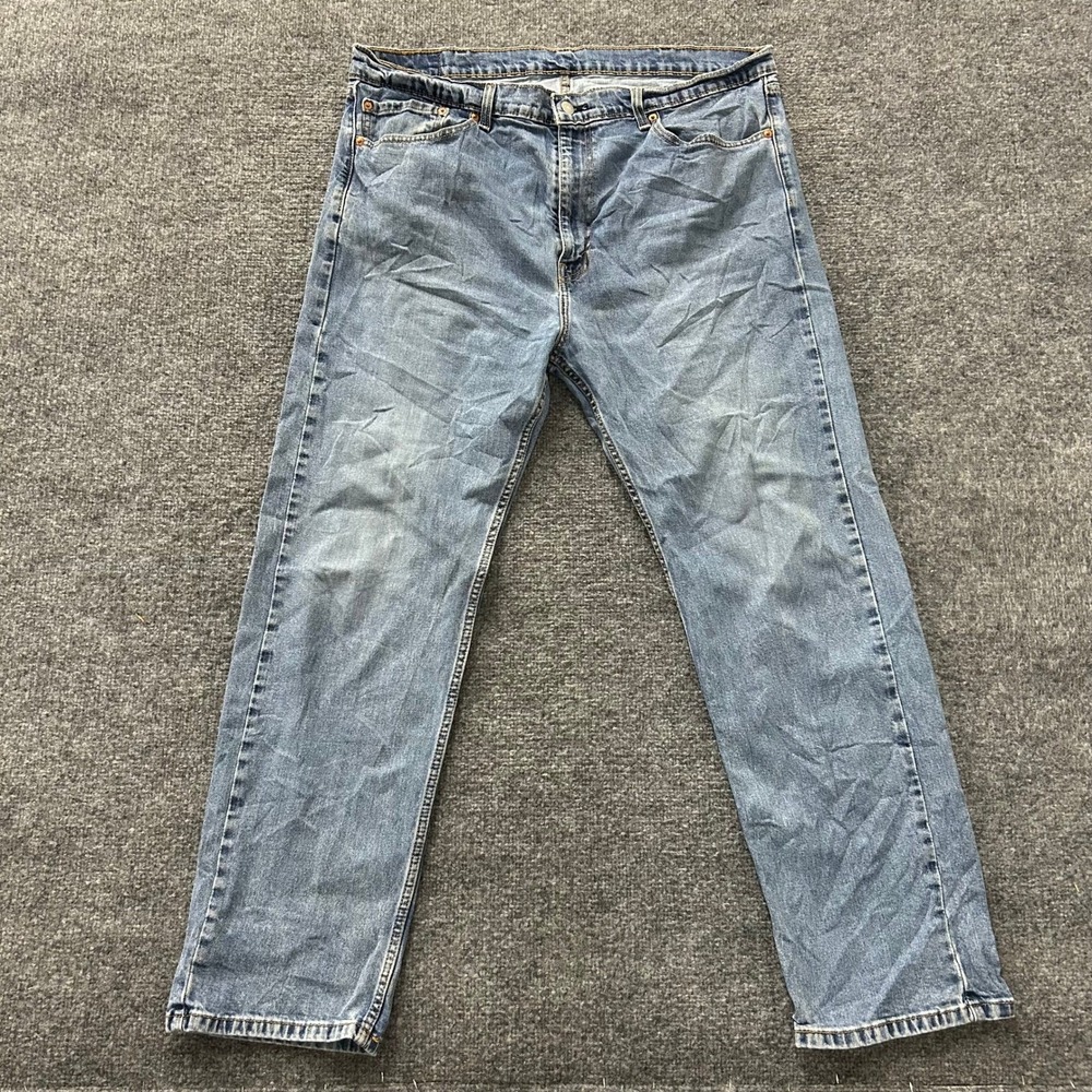 Levi's Jeans Mens Size 40x30 Blue 505 Regular Fit Straight Leg Denim Casual